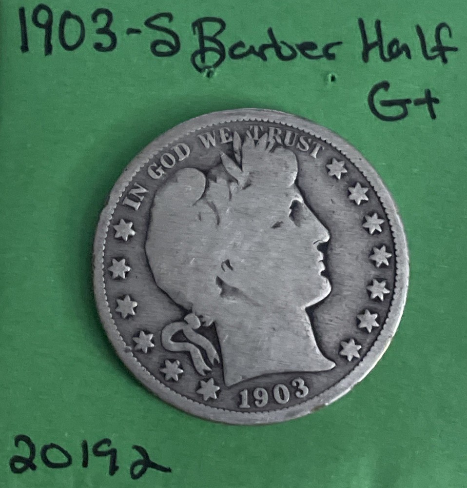 1903 S Barber / Liberty Head Half Dollar 50c  Good