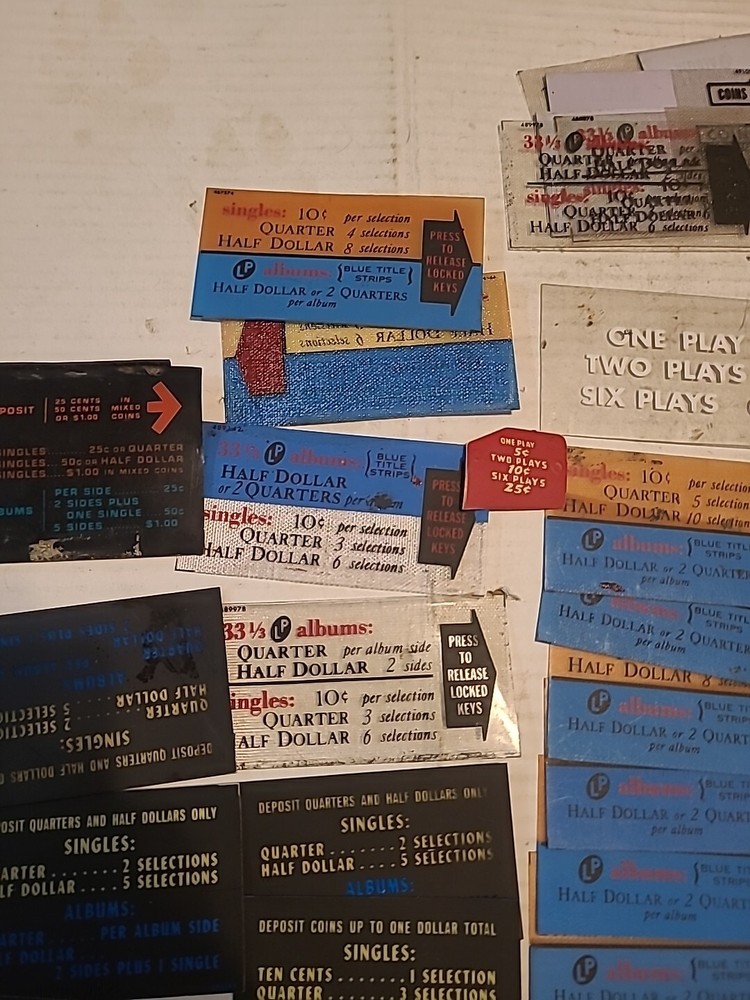 Jukebox Pricing Window Lot