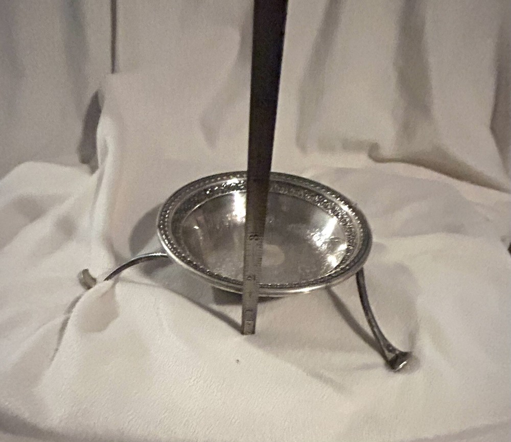 Silver Plated Candy Dish: Reed & Barton 2pc Item