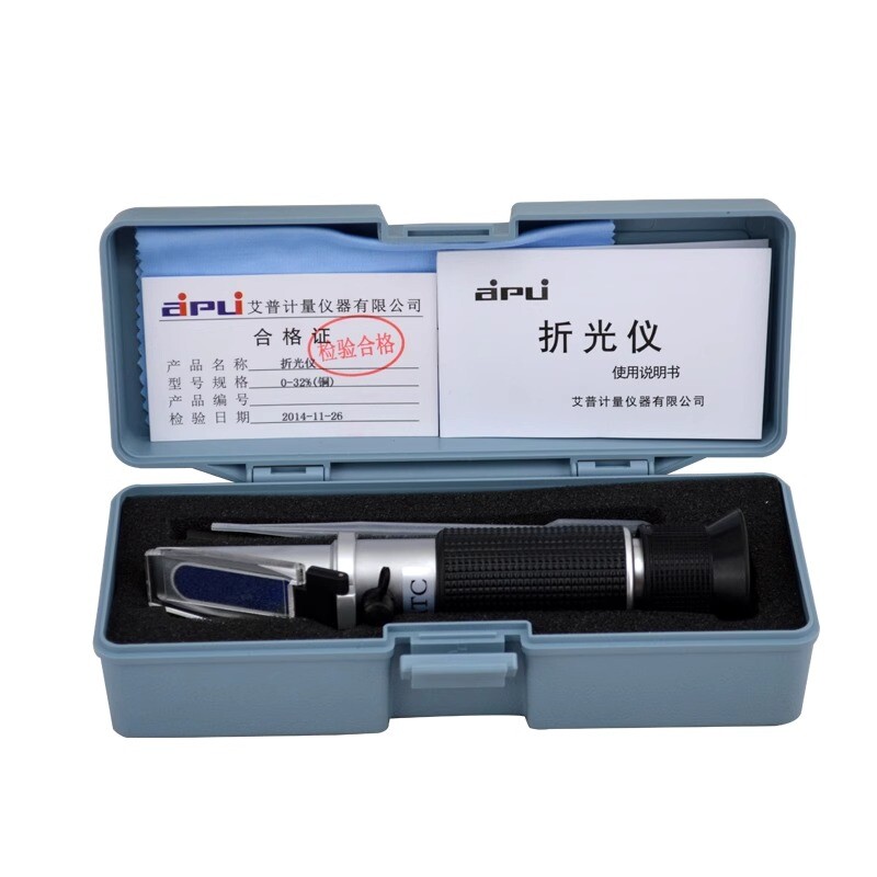 Handheld Refractometer Brix Beer Baileys Brix Test Optical 0-32% Concentration