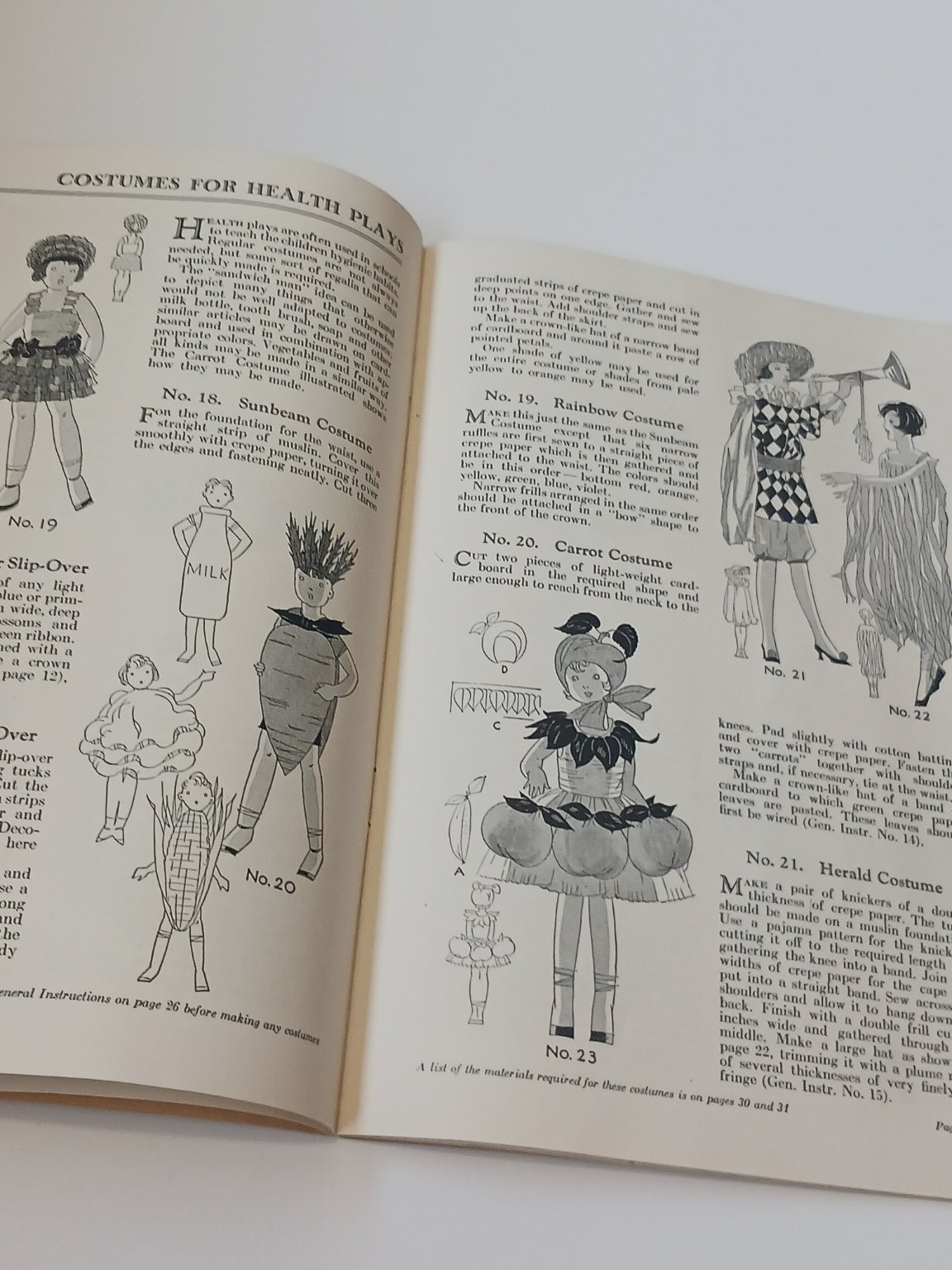 1930 Dennison How to Make Crepe Paper Costumes Booklet Vtg Craft Guide Flapper