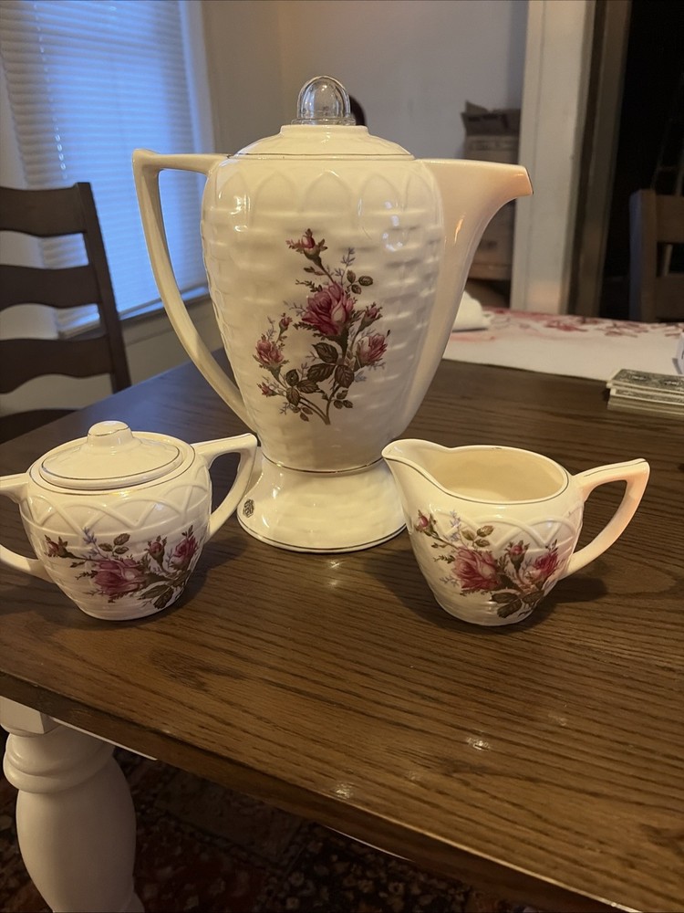 Porcelain Vintage Percolator