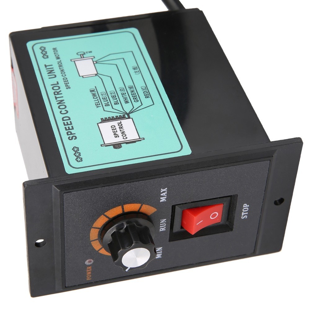 AC 220V Single Phase AC Motor Speed Controller Motor Speed Regulator 500W