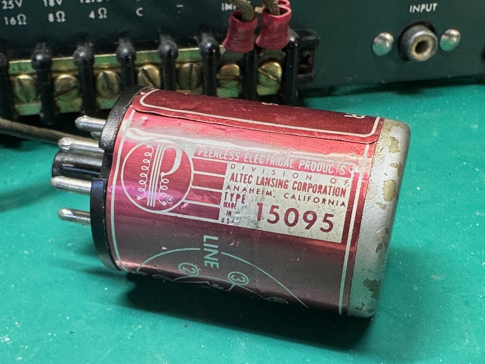 Altec 351B mono amplifier Working - Repaired