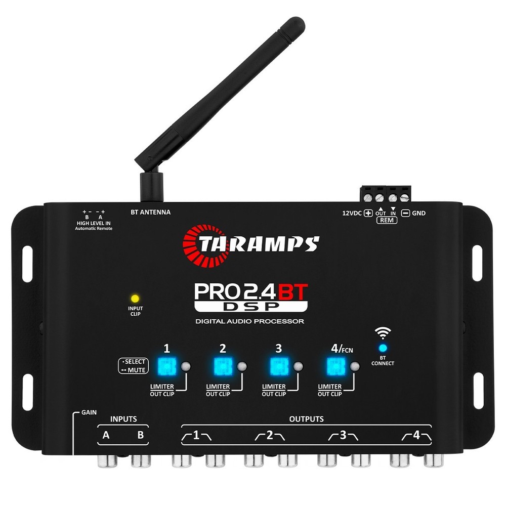 [US SELELR] Taramps Audio Processor PRO 2.4BT – DSP Bluetooth Control via App