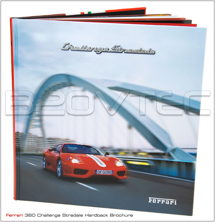 Ferrari 360 Challenge Stradale Sales Brochure Book Brand New