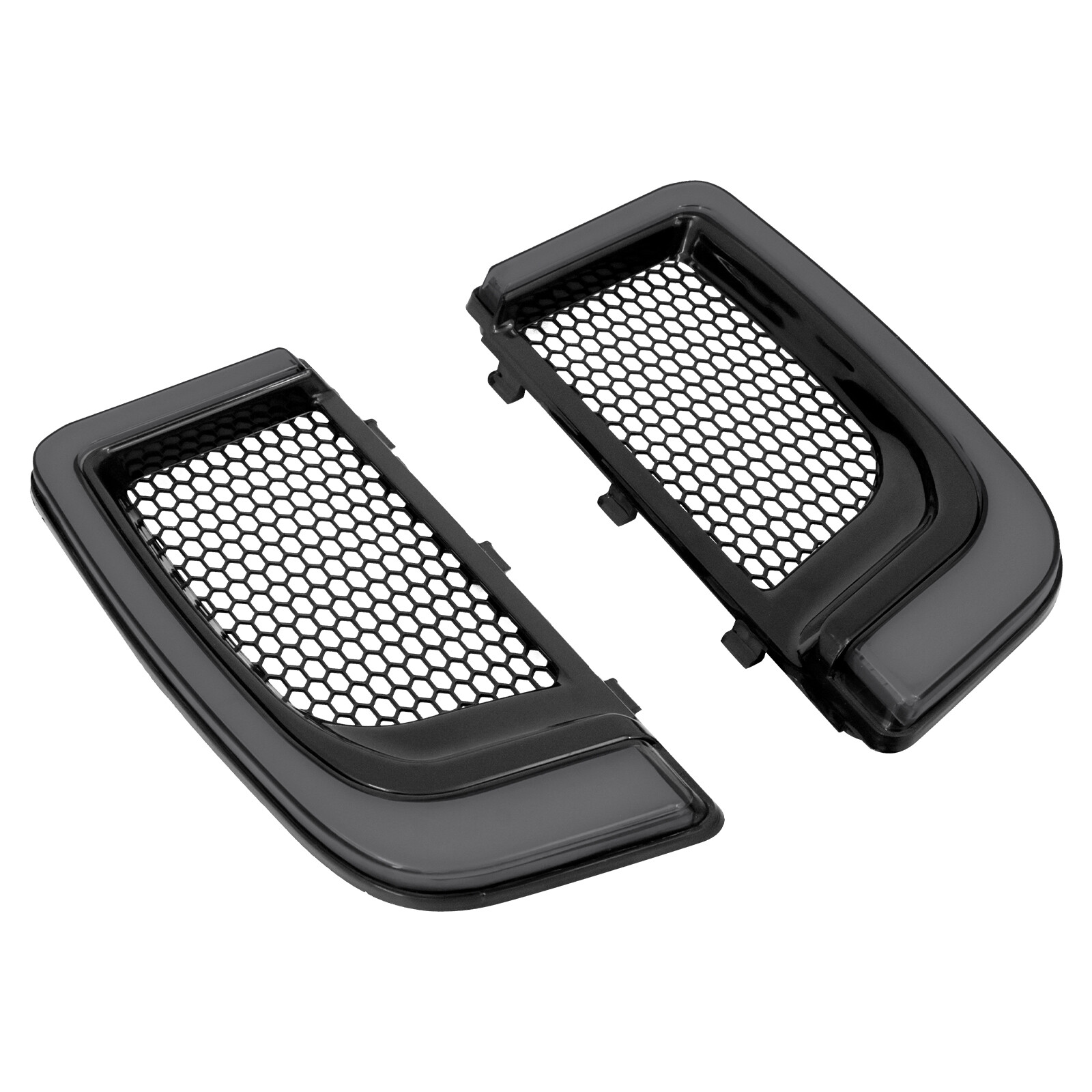 Fairing Lower Grills Turn Signal Runing LED Light For Harley Touring 2014-2022