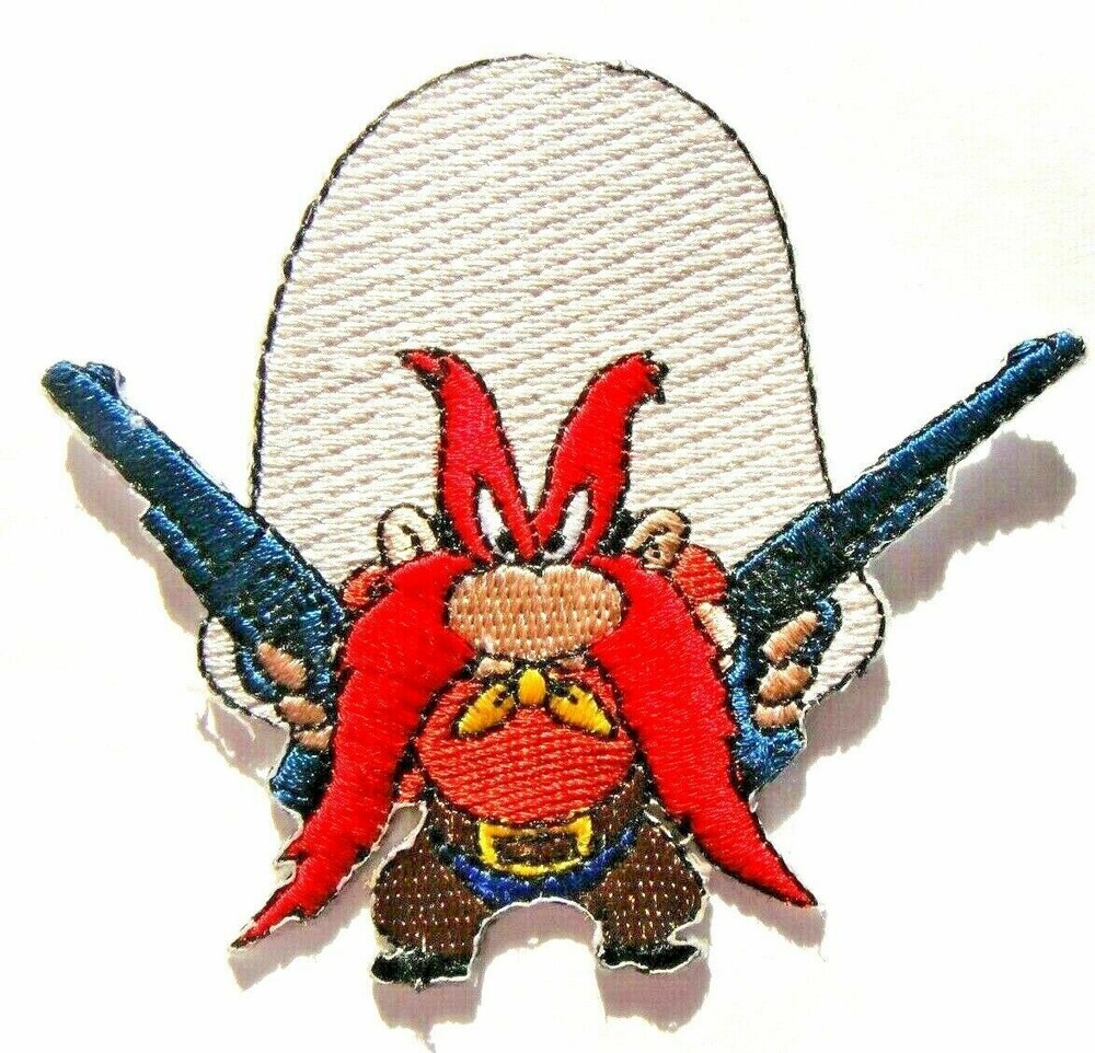 Yosemite Sam "Back Off" (Looney Tunes) Embroidered Patch -new