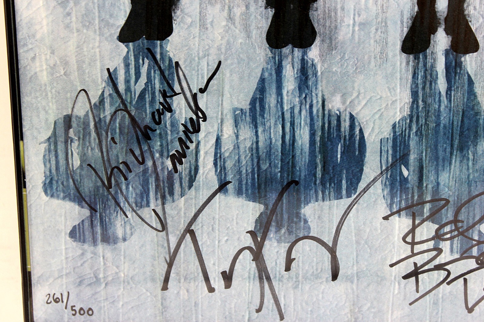 VINTAGE TROUBLE Autographed Poster Signed/Limited 261/500 Framed 17" x 11"