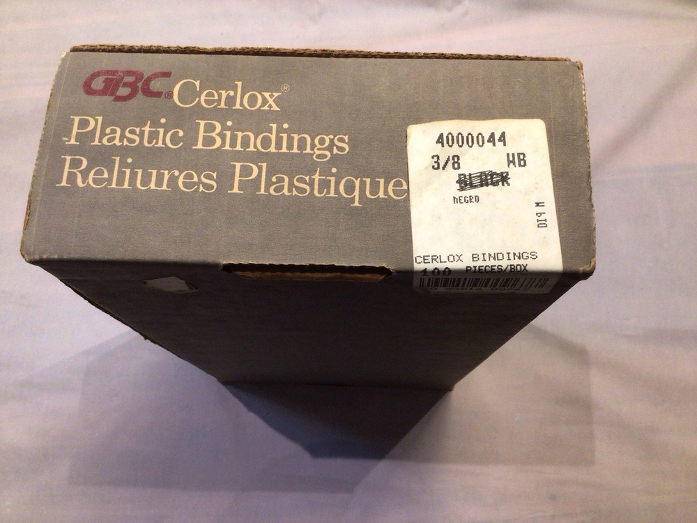 GBC Binding Spirals (Coils) 3/8" Diameter, Off white - Quantity 90