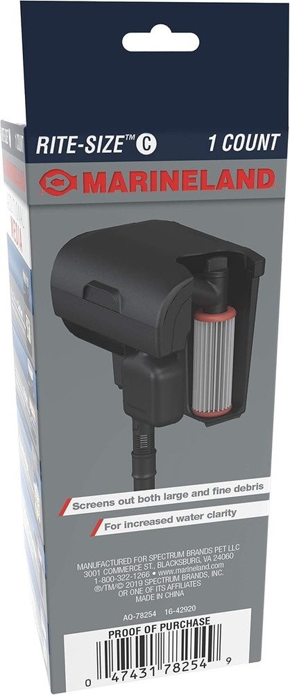 Micron Filter for Aquarium Systems