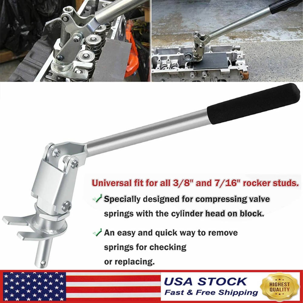 66784 Stud Mount Valve Spring Compressor Remove for all 3/8" & 7/16" Rocker Stud