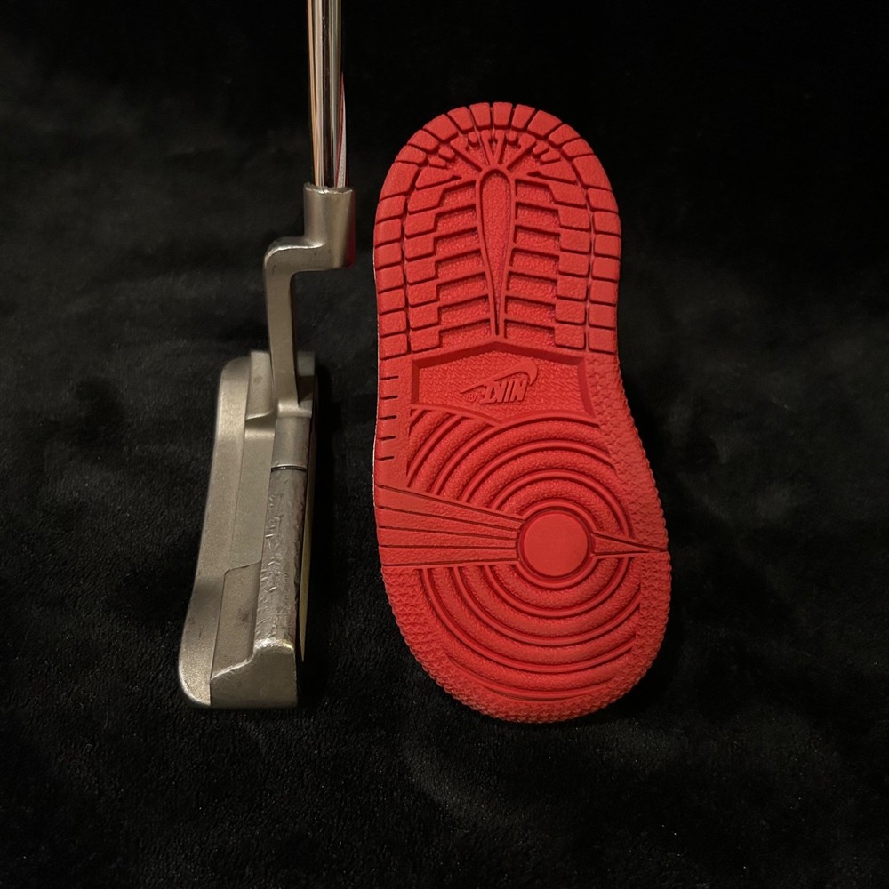 Jordan 1 Bred Mid Nike Custom Golf Sneaker Putter Cover