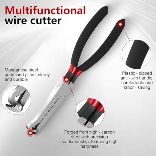 3-Piece Electrical Disconnect Pliers Set – 60° Angled & Straight Automotive