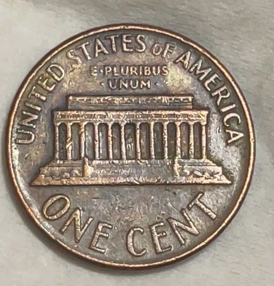 1966 no mint mark penny error in beautiful condition