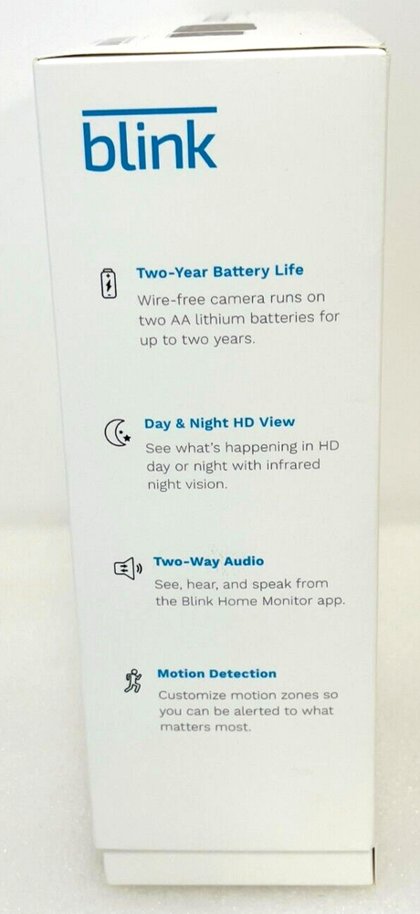 Blink Outdoor Battery-Powered Wireless Security Camera (3rd Gen) 3-Pack, New