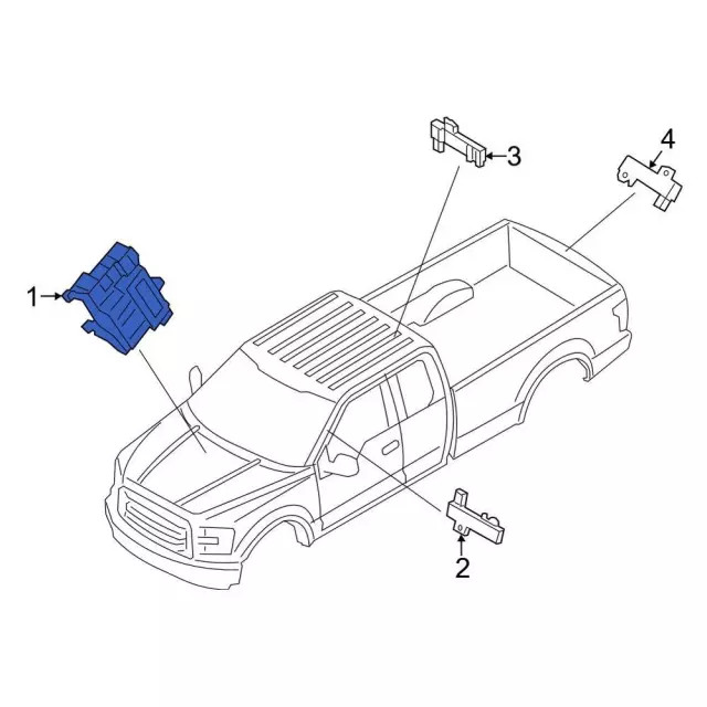 Genuine Ford Body Control Module LU5Z-15604-CL