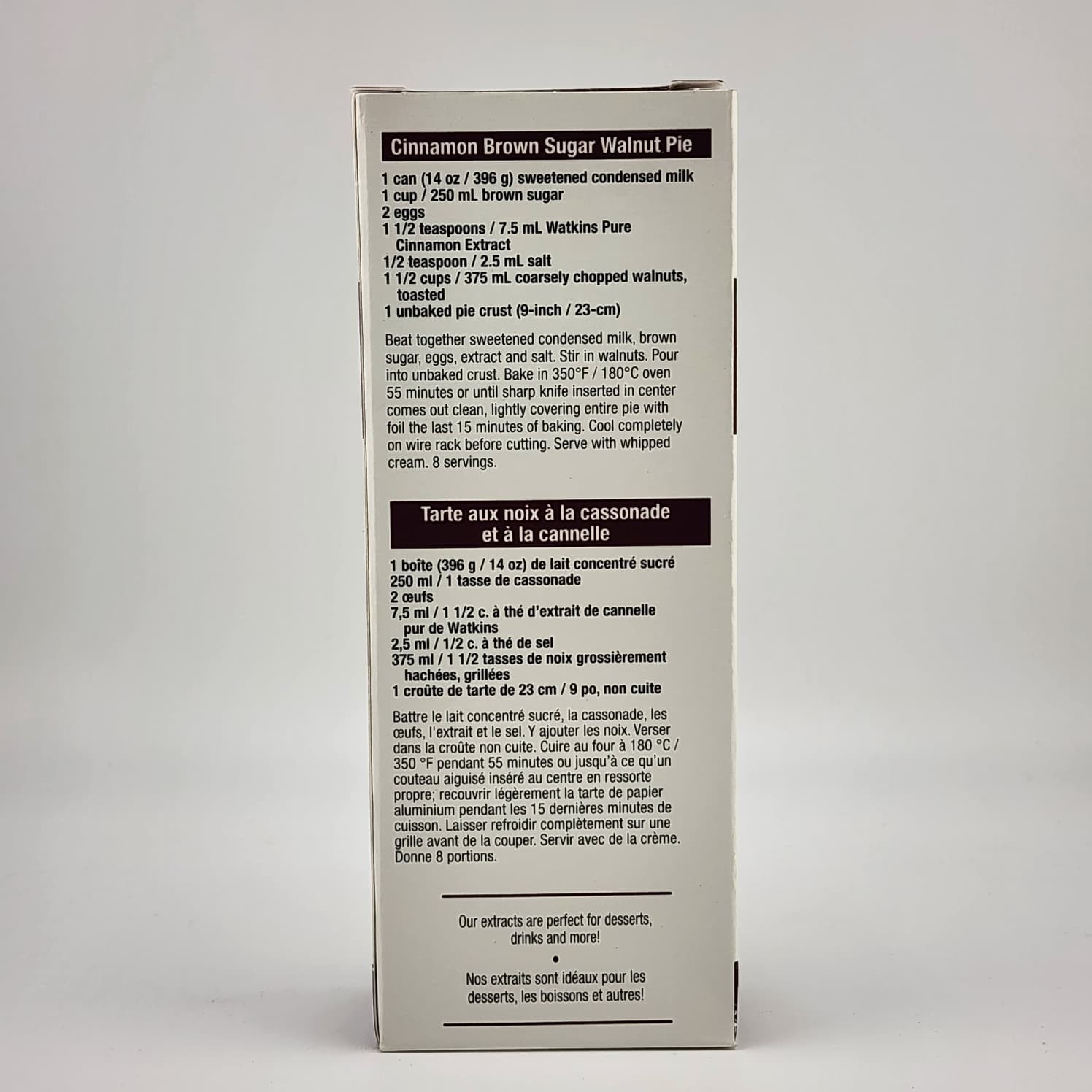 Watkins Pure Cinnamon Extract, Non-Gmo, Kosher, 2 Oz. Bottle, 1-Pack