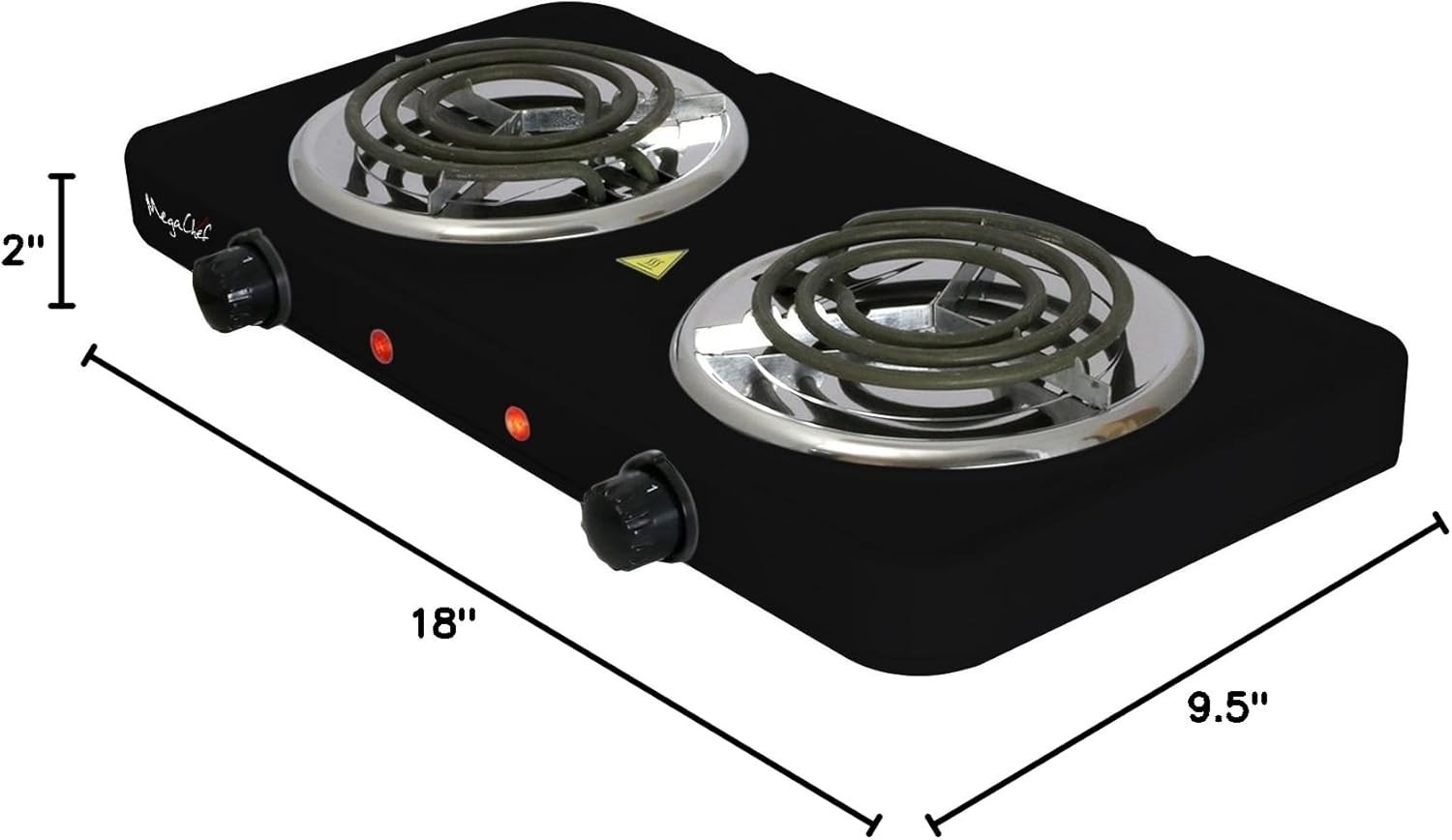 Estufas Electricas Estufa de 2 Hornillas Para Casa Apartamento Cocina Portatil