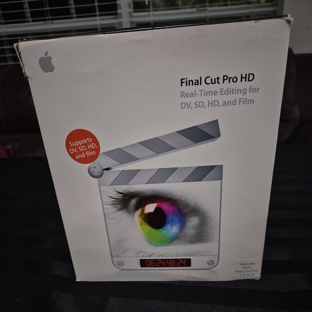 Final Cut Pro HD Version 4.5 – Upgrade Box Set (Mac, 2004) – RARE – Complete
