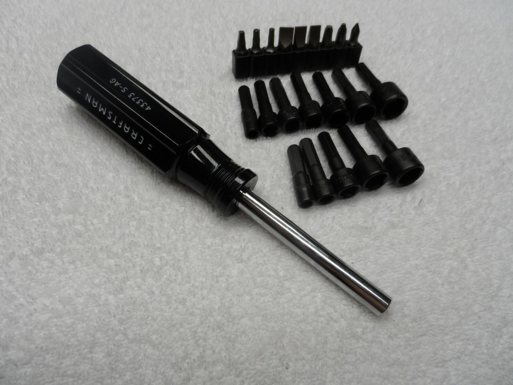 Craftsman Magnetic Driver 43373 + Screwdriver & Nutdriver Bit Sets (23 pcs)
