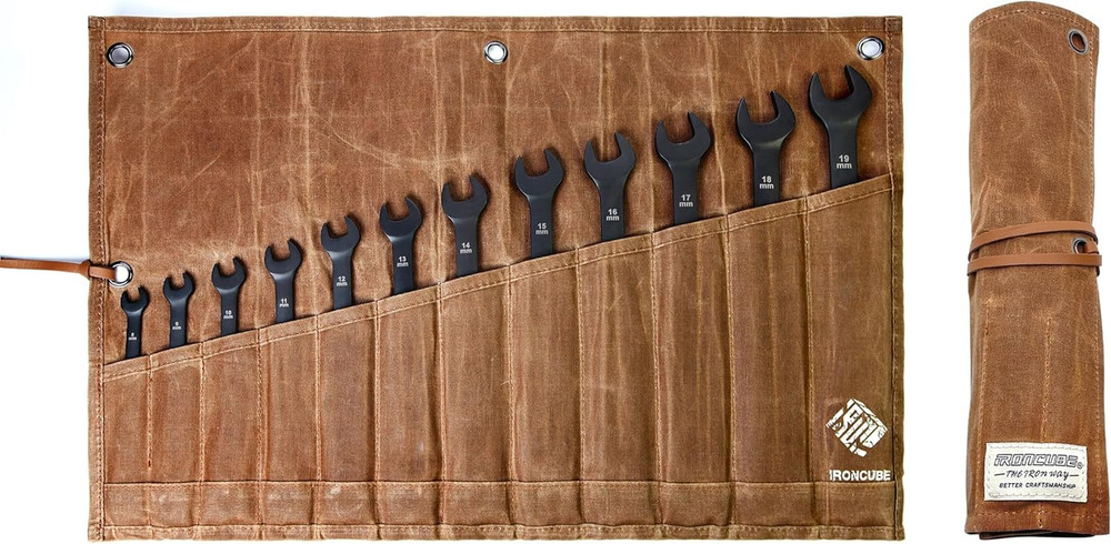 Tool Pouch, Roll-Up Storage Bag for Hand Tools & Wrenches