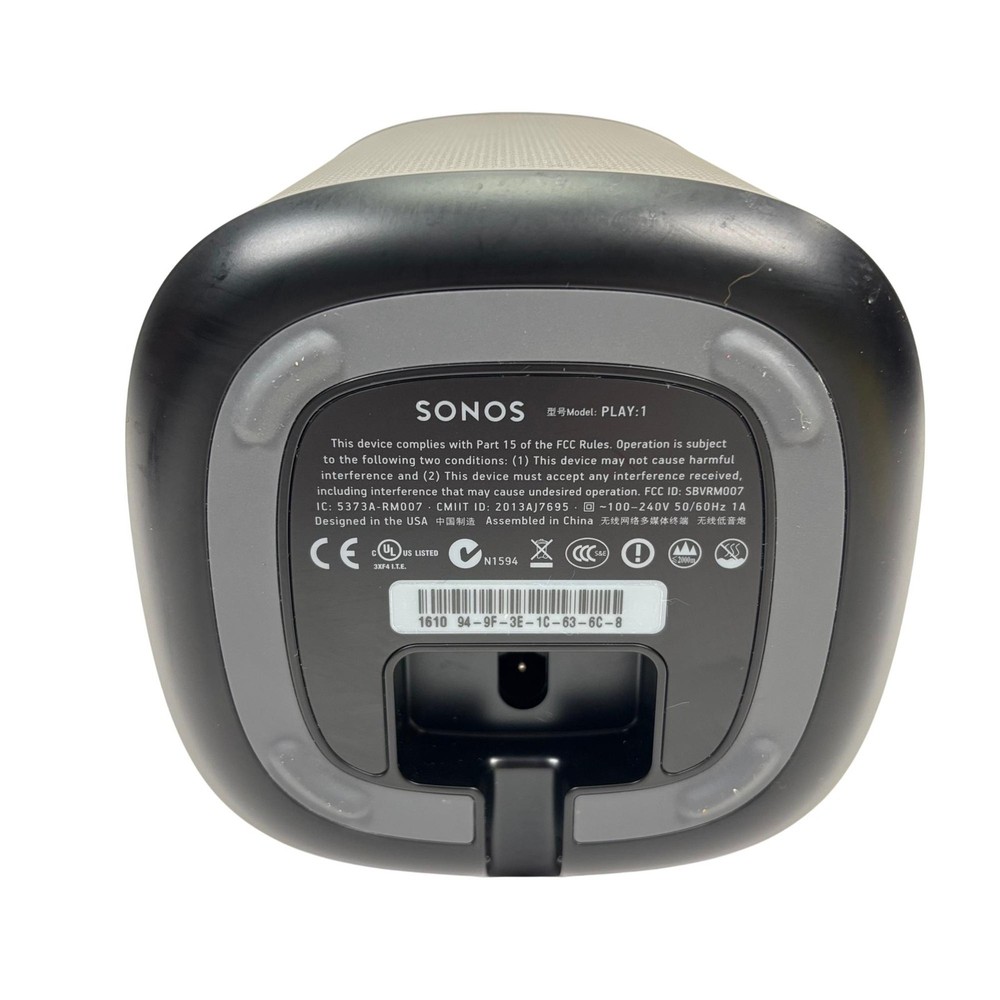 Sonos PLAY:1 Wireless Smart Speaker