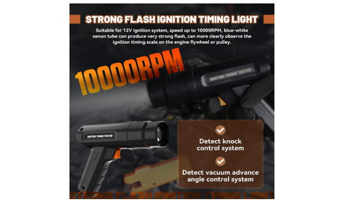 Lámpara Estroboscópica Luz De Encendido De Gasolina Inductiva De Bujías Carro US