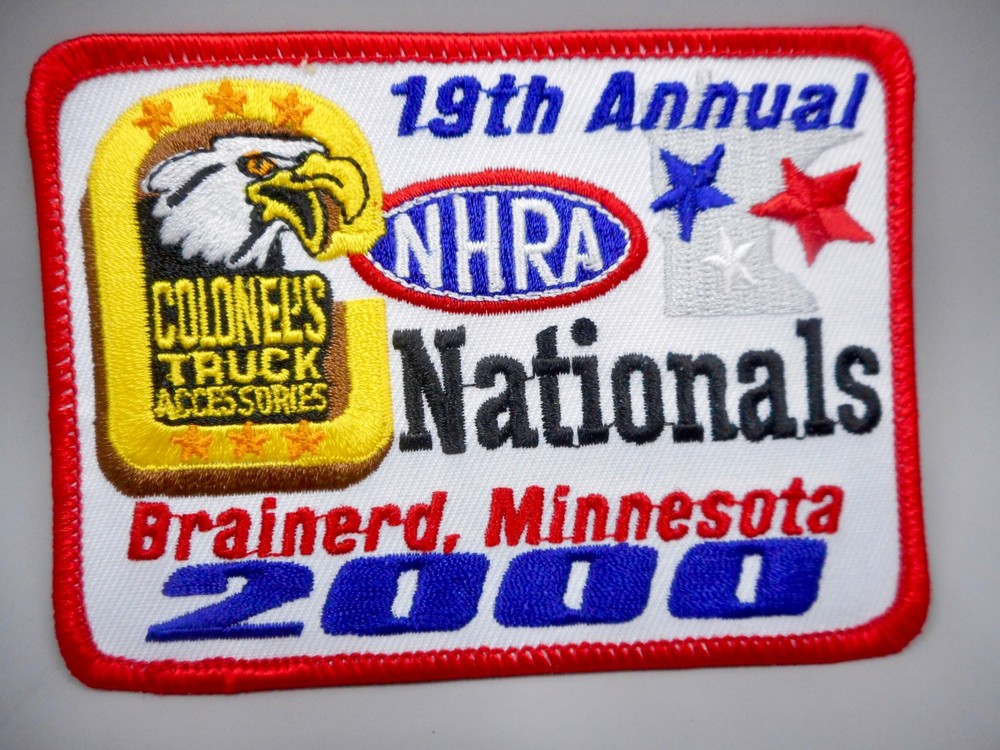 NHRA Brainerd Minn. Nationals 4" Racing Patch 2000