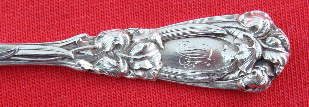 Iris by Durgin Sterling Silver Cocktail Fork, 5 3/4", Mono