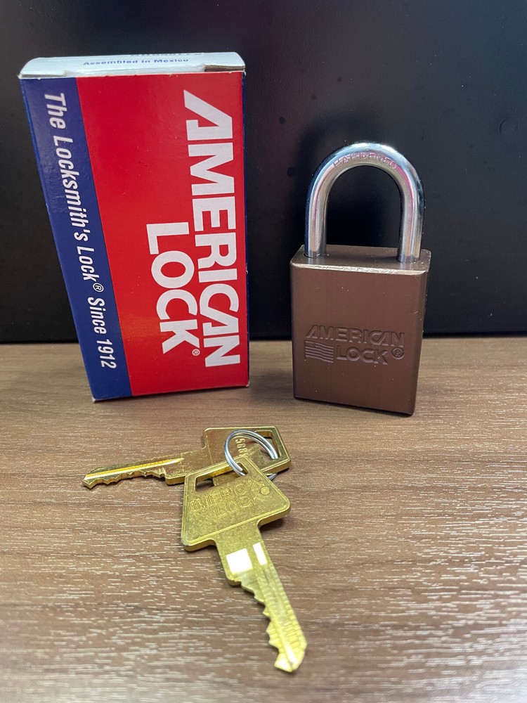 American Lock Safety Series Padlock A1105BRN KD