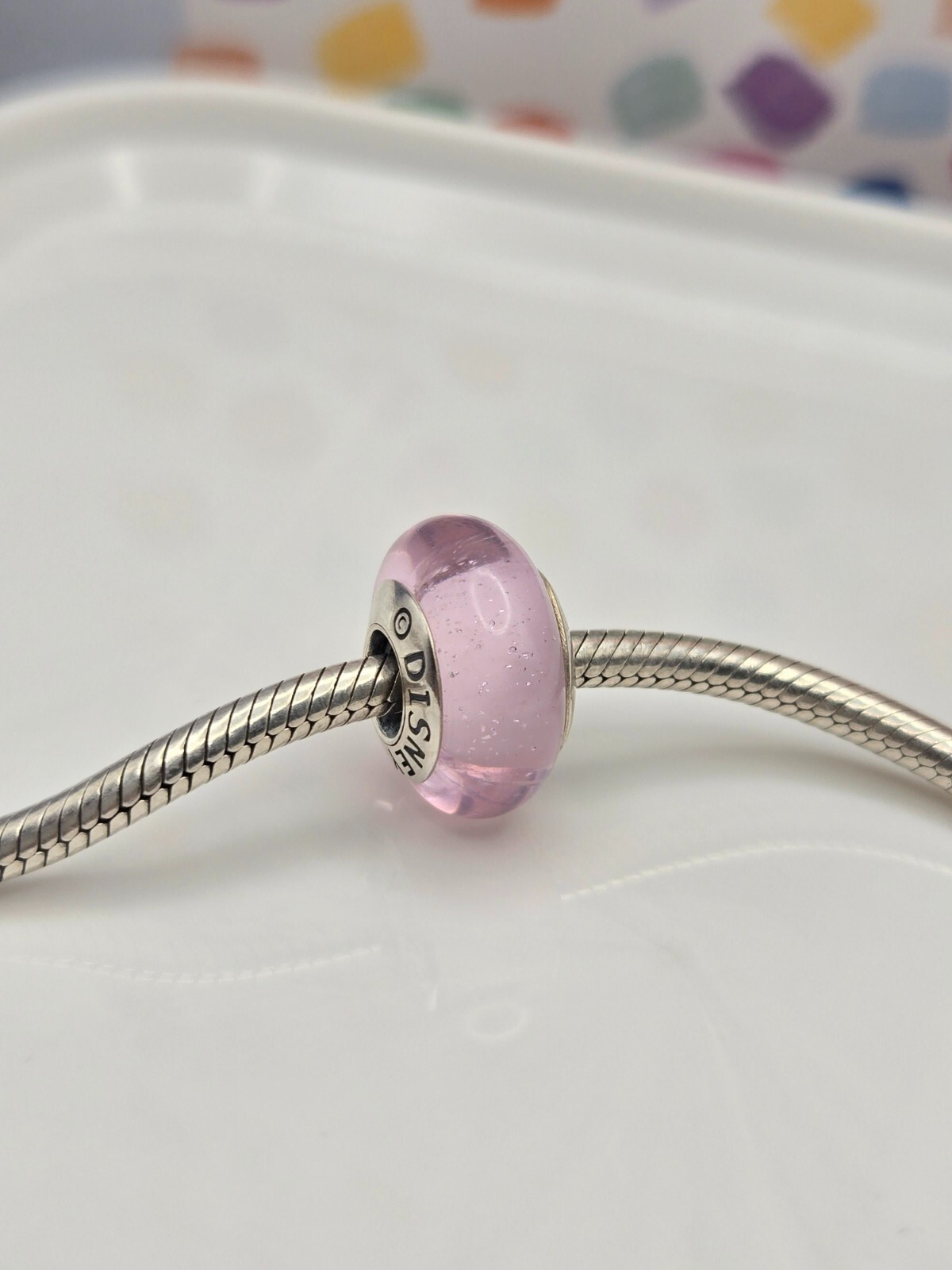 Pandora Disney Aurora Signature Color Murano Glass Charm