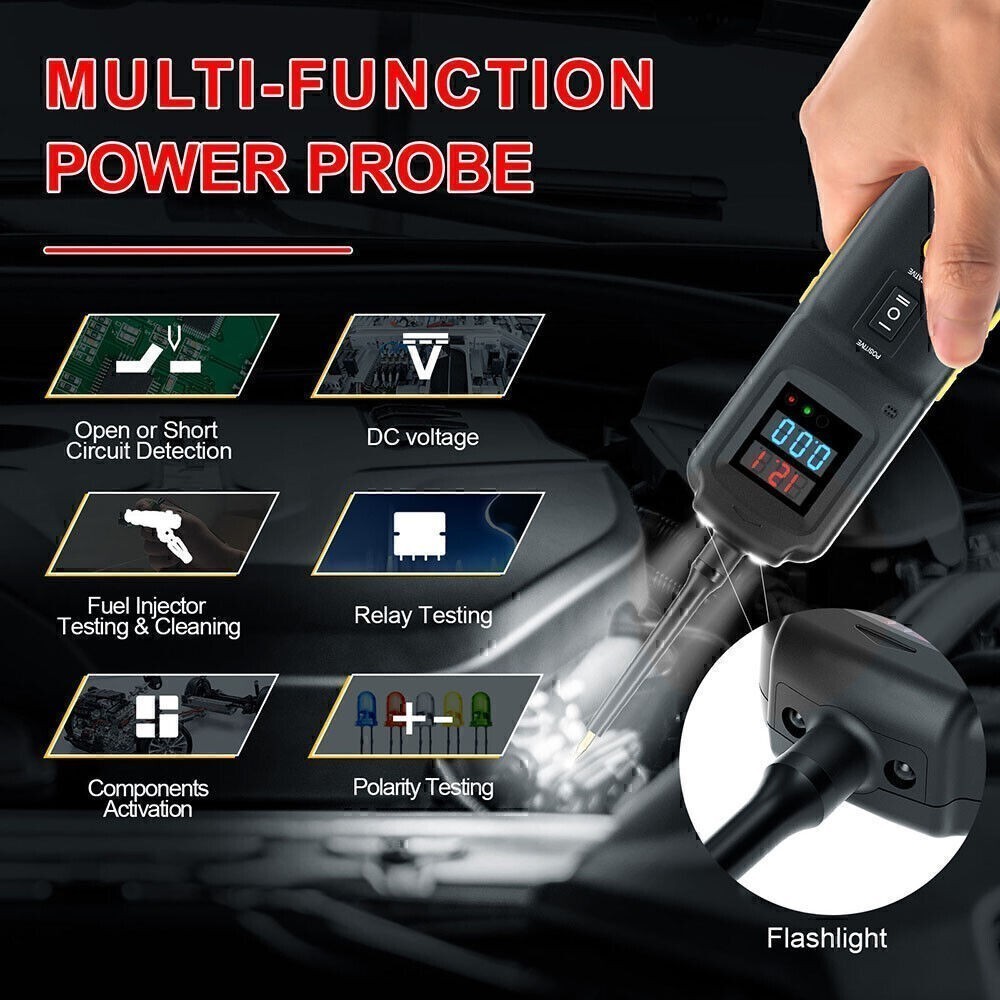 Circuit Tester Electrical System Diagnosis Fuel Injector Clean Current Detecter