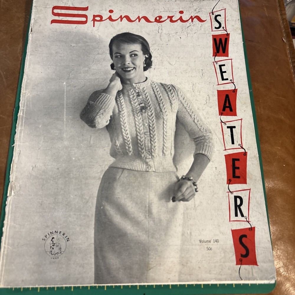 Spinnerin Sweaters Knitting Patterns 1957