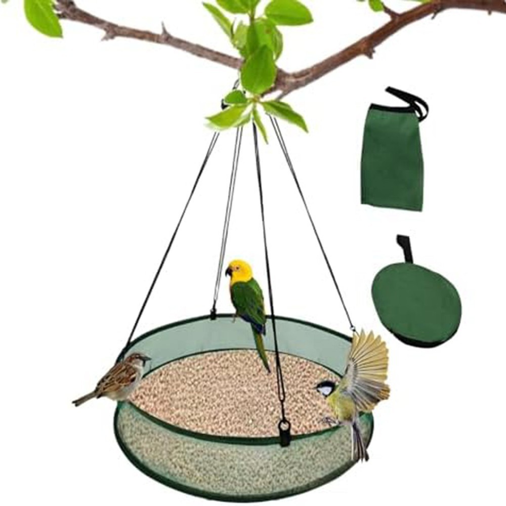 Polyester Bird Feeder Tray Designed for Outdoor Elements and Easy Maintenance