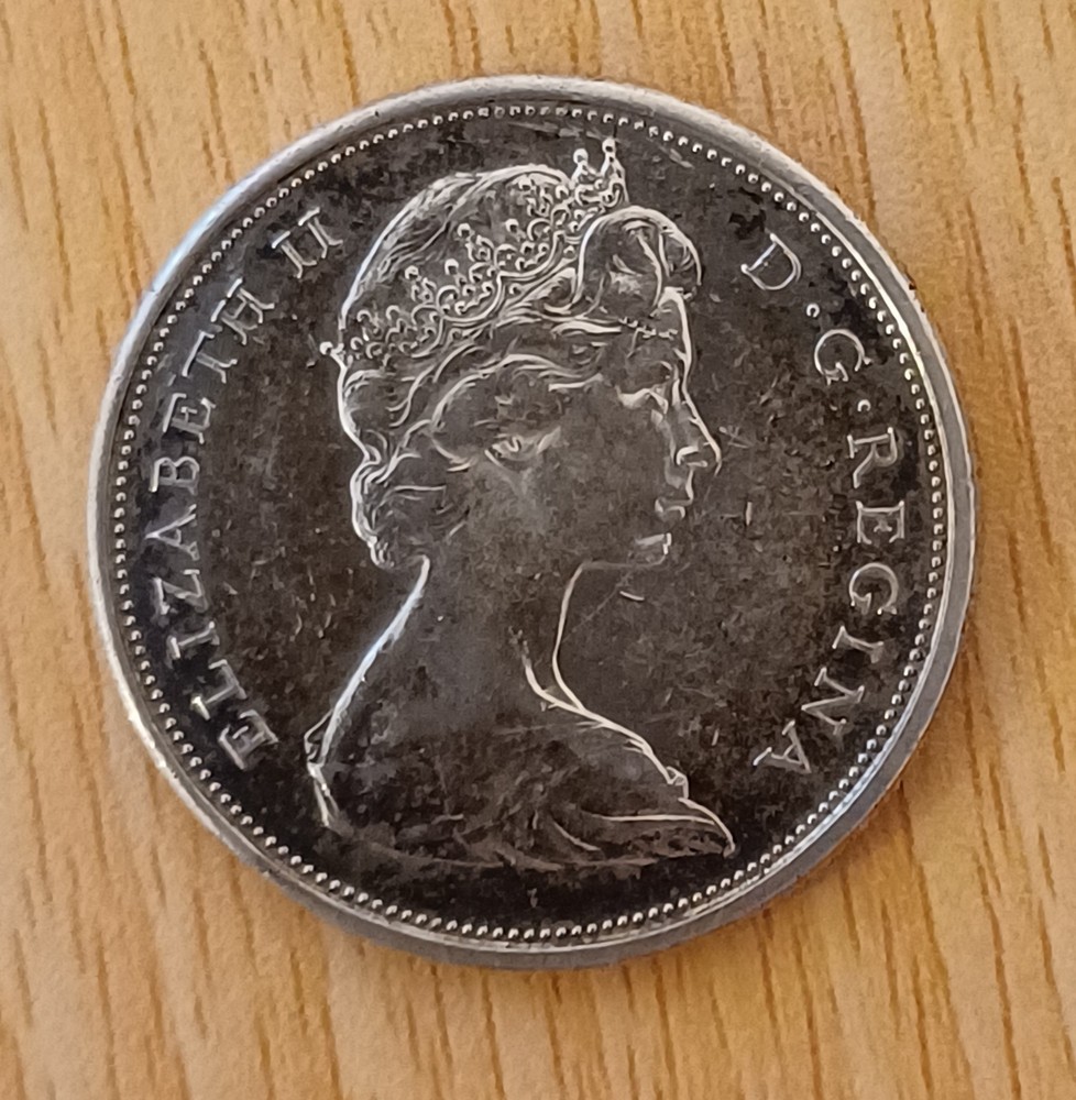 Canada 50 Cents Coin 1966