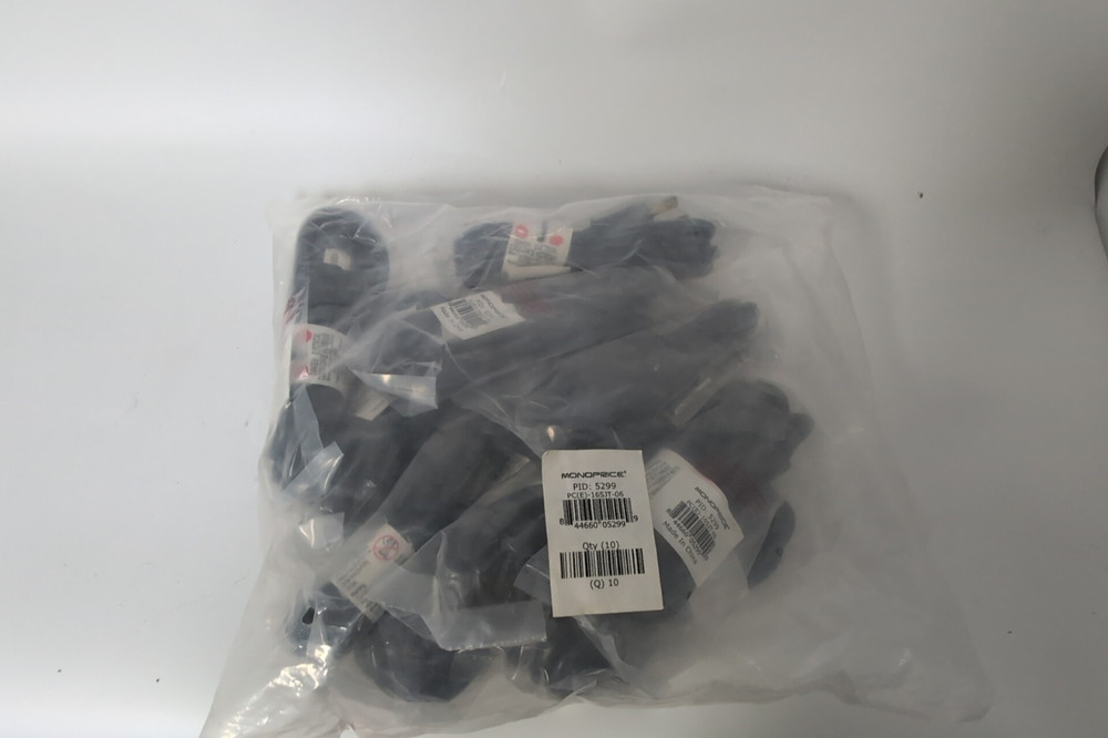 Qty 10 Monoprice 5299 6 ft Power Cable