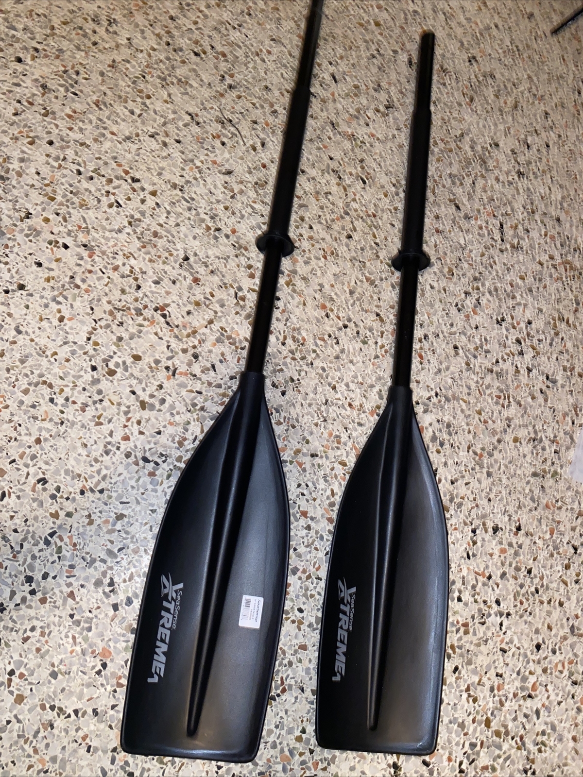 SeaSense X-1 Balanced Kay Paddle, Black, 84in, 8680 Paddle Board Paddle