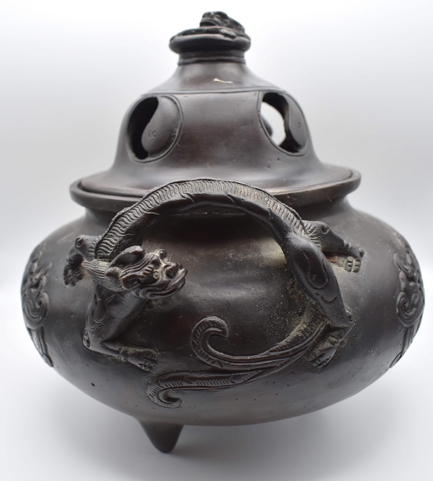 Chinese 20th Century Xuande Mark Bronze Censer