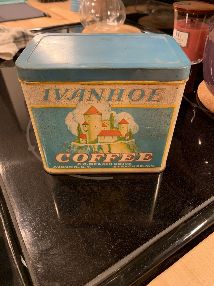 ivanhoe coffee tin