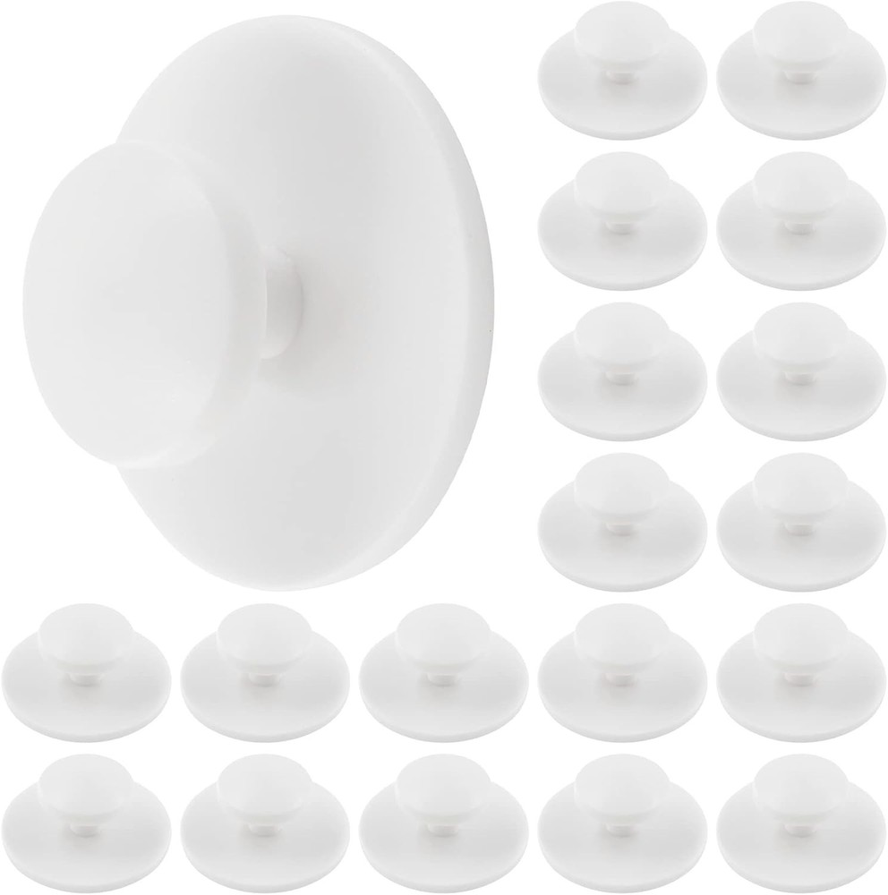 20 Pcs Self-Stick Kitchen Cabinet Knobs Adhesive Drawer Handles Mini Auxiliary D