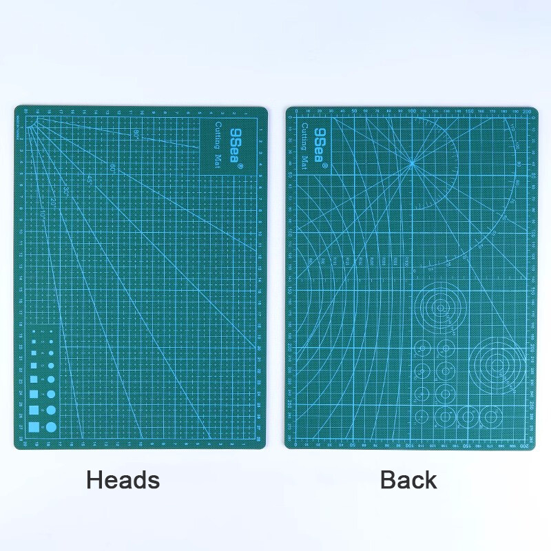 A4 30*22cm PVC Rectangular Cutting Mat Grid Line Tool Plastic Patchwork Cut Pad