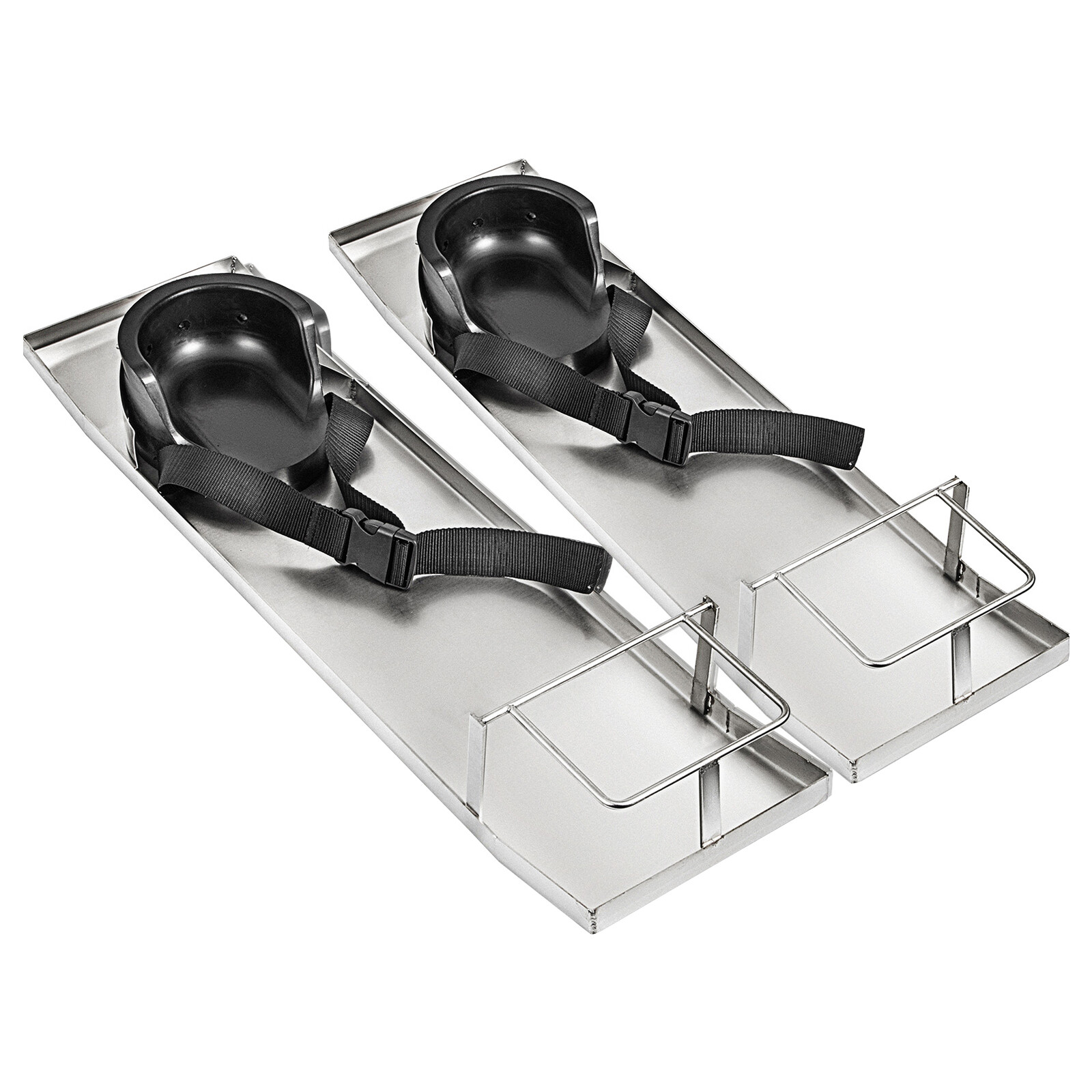 VEVOR Concrete Slider Knee Boards Pair Sliding Boards 30" x 8" Stainless w/ Pads