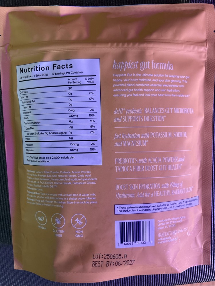 Happy Aging Lemon Ginger Hydration Mix