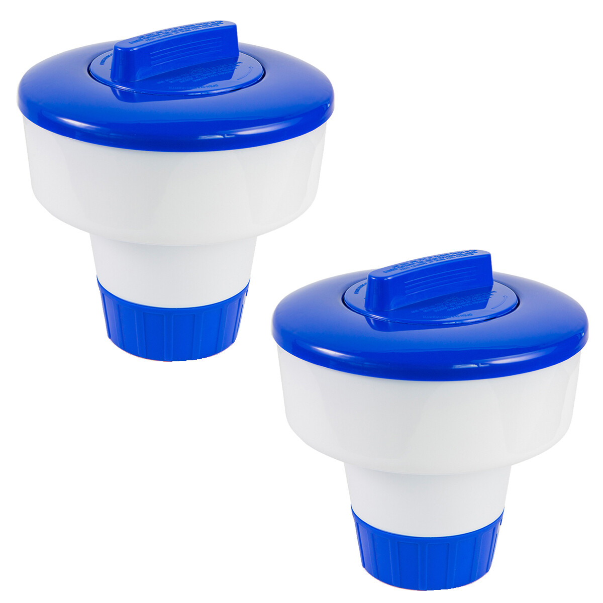 XtremepowerUS 3" Floating Tablet Chlorine Dispenser 3-lb Capacity (2-PACK Set)