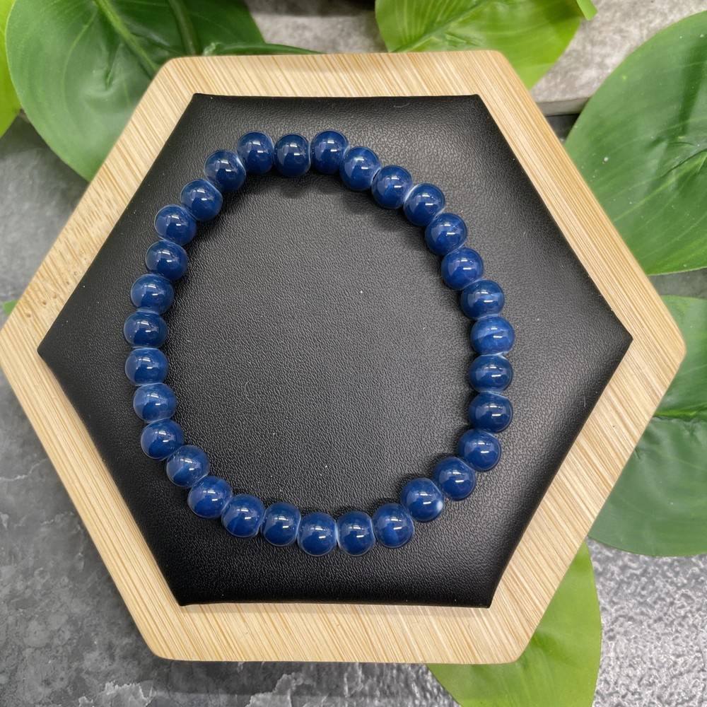 Handmade Ceramic Bead Beaded Stackable 6” Plus Stretch Bracelet New B20