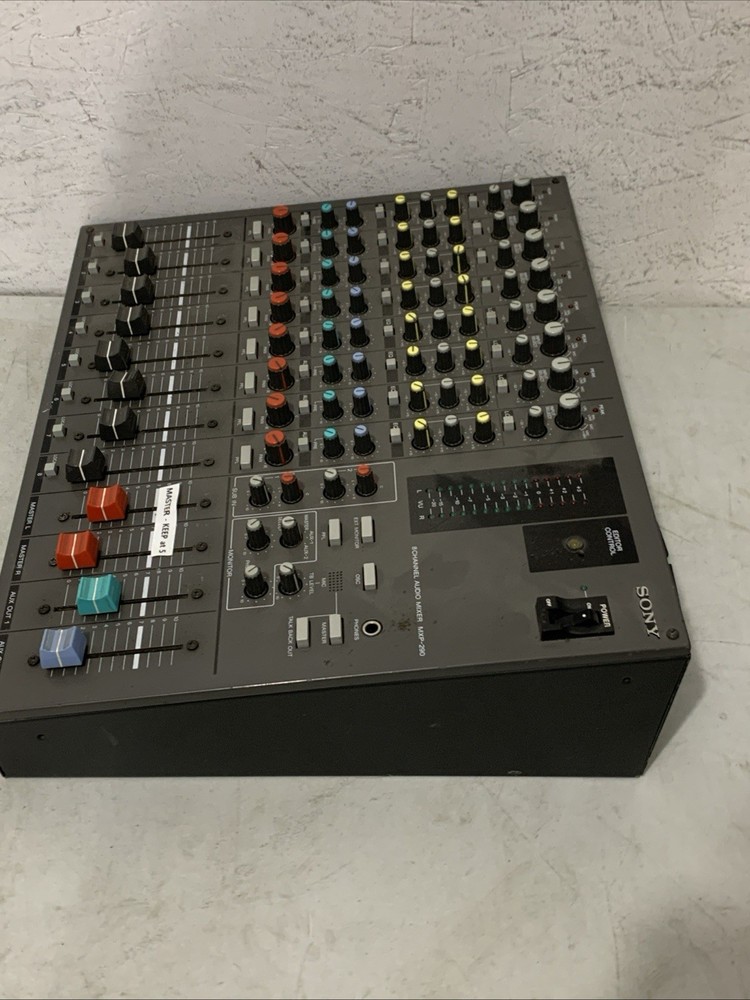 Sony MXP-290 - 8 Channel Pro Audio Mixer - UNTESTED