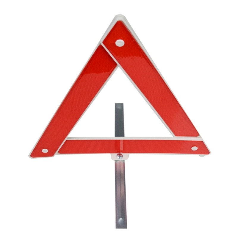 Triangle Reflective Warning Sign Foldable Red Car Hazard Breakdown Warning Stand