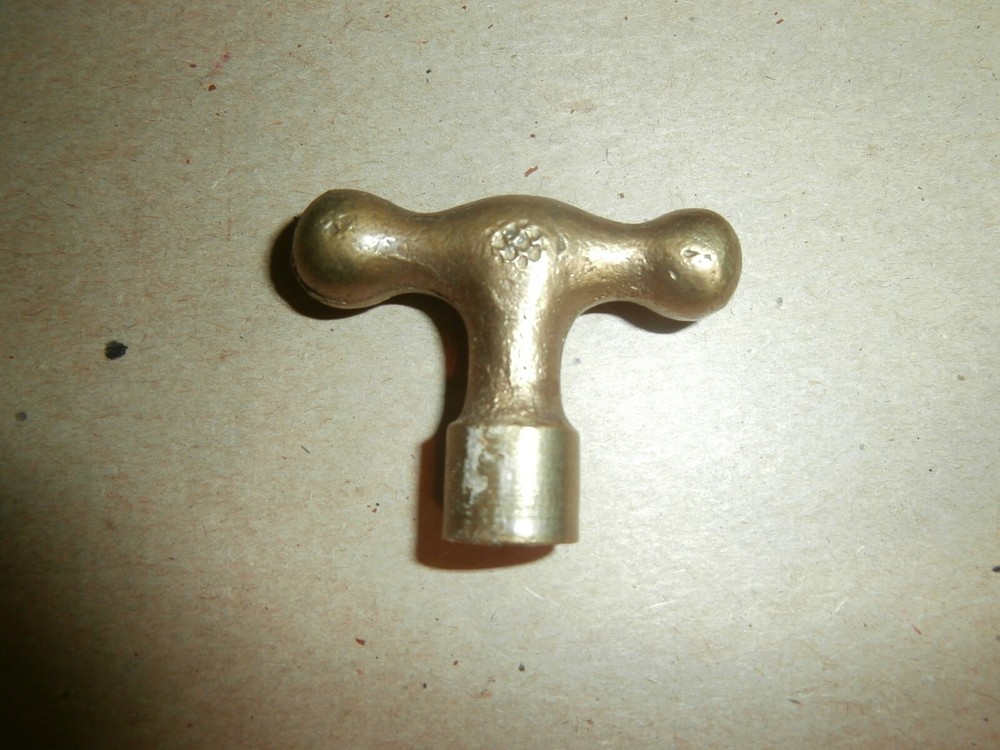 Vintage Small Bronze Valve T Wrench