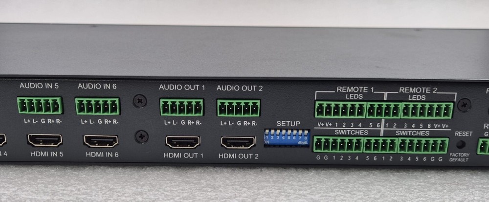 Kramer VS-62HA 6x2 HDMI / Audio Matrix Switcher Automatic UHD
